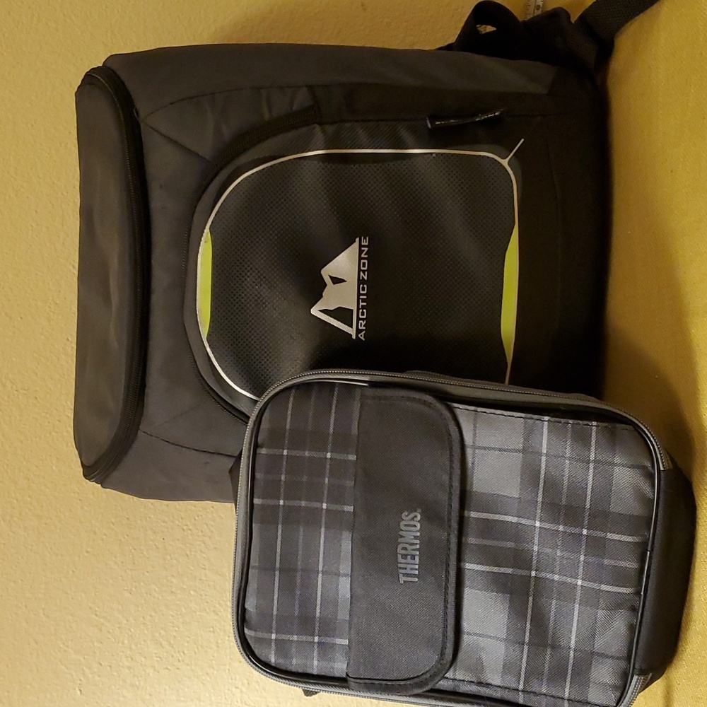 Arctic zone backpack and free thermos bag